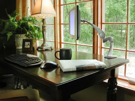 home office to stay focused working remote